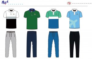 团体服装定制案例之腾宇JNTY物流服装案例款